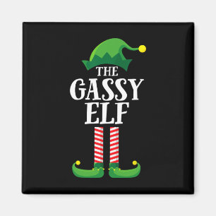 Kerst van Gassy Elf Matching Family Magneet