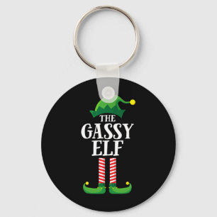Kerst van Gassy Elf Matching Family Sleutelhanger
