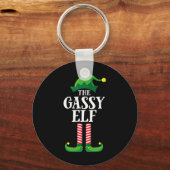 Kerst van Gassy Elf Matching Family Sleutelhanger (Voorkant)