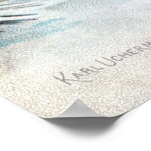 kerst van gnomen en geit poster (Hoek)