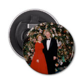 Kerst van het Amerikaanse President Bill Clinton & Button Flesopener (Voorkant)