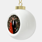 Kerst van het Amerikaanse President Bill Clinton & Keramische Bal Ornament (Rechts)