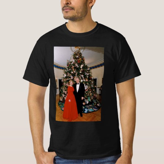 Kerst van het Amerikaanse President Bill Clinton & T-shirt (Voorkant)