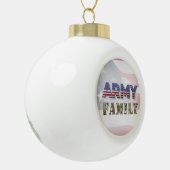 Kerst van het leger keramische bal ornament (Links)