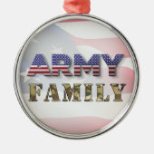 Kerst van het leger metalen ornament (Voorkant)