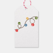 Kerst van het ontbijt in Gingerbrood Cadeaulabel (Achterkant)