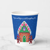 Kerst van het ontbijt Suiker en Spice Papieren Bekers (Voorkant)