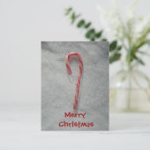 Kerst van Janz Candy Cane Feestdagenkaart (Staand voorkant)