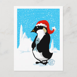 Kerst van keizer Penguin Feestdagenkaart