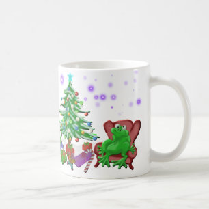 kerst van kikkervis koffiemok