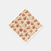 Kerst van koekjes servet (Hoek)