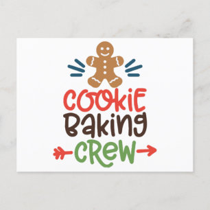 Kerst van koekjesbakkerij briefkaart