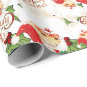 Kerst van Merry Cadeaupapier (Rol Hoek)