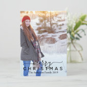  kerst van Merry Feestdagenkaart (Staand voorkant)