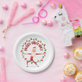 Kerst van Merry Papieren Bordje (Feest)