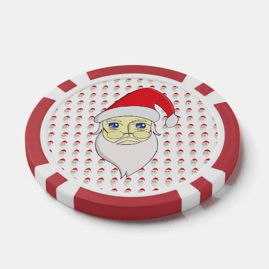 Kerst van Merry Poker Chips (Enkel)