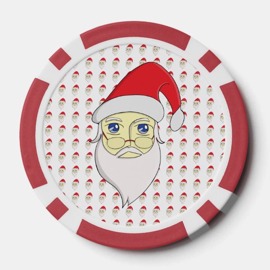 Kerst van Merry Poker Chips (Achterkant)
