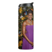 Kerst van President Barack Obama en Michelle Thermosbeker (Gedraaid links)