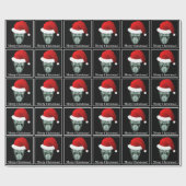 Kerst van Santa Hat Cadeaupapier (Vlak)