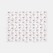 Kerst van snoeprietjes fleece deken (Voorkant (Horizontaal))