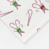 Kerst van snoeprietjes fleece deken (Hoek)