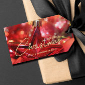 Kerst van Star Ornament Cadeaulabel