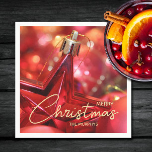 Kerst van Star Ornament Servet