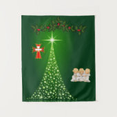 Kerst van tapisserieën wandkleed (Voorkant)