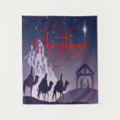 Kerst van tapisserieën wandkleed (Voorkant)