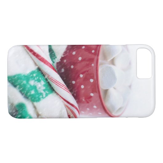 Kerst van warme chocolade en snoepsuikerriet Case-Mate iPhone case (Achterkant (Horizontaal))