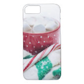 Kerst van warme chocolade en snoepsuikerriet Case-Mate iPhone case (Achterkant)