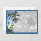 Kerst vanaf de kust feestdagenkaart (Voorkant / Achterkant)