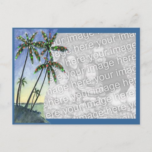 Kerst vanaf de kust feestdagenkaart (Voorkant)