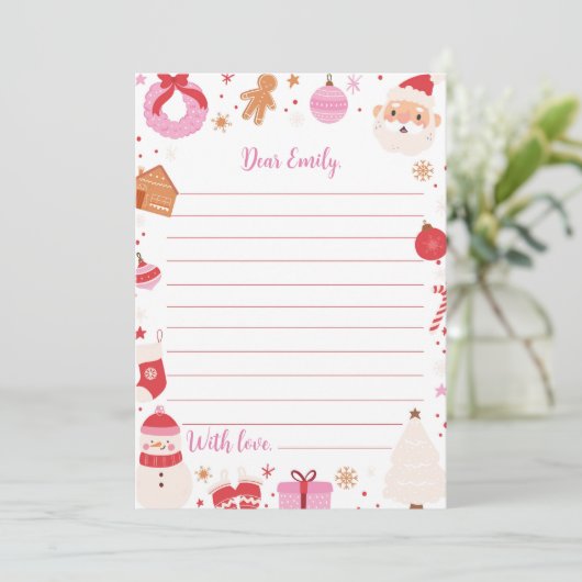 Kerst Verjaardag Capsule Note Bericht Kaart (Staand voorkant)