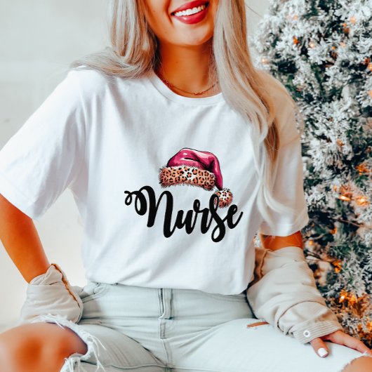 Kerst Verpleegster Vrouwen T-shirt
