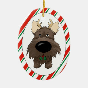 Kerst-versiering Caïro Terrier Keramisch Ornament
