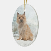 Kerst-versiering Caïro Terrier Keramisch Ornament (Links)