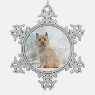 Kerst-versiering Caïro Terrier Tin Sneeuwvlok Ornament
