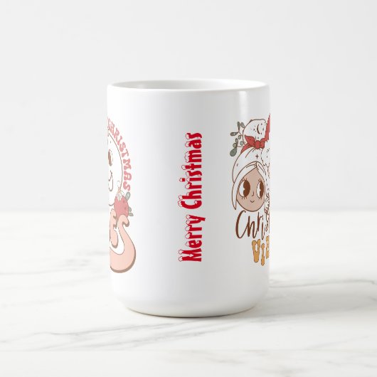 Kerst Vibes Drink Koffie Mok (Center)