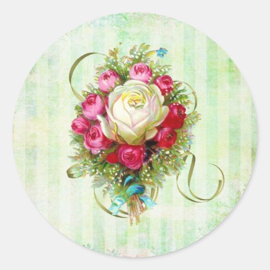 Kerst Victoriaans Sticker (Voorkant)