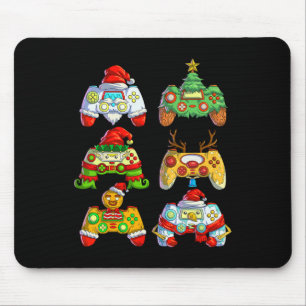 Kerst Video Game Controller Santa Hat Kerstmis Muismat