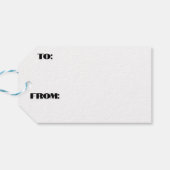 Kerst vieren cadeaulabel (Achterkant Horizontaal)