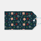 Kerst vieren cadeaulabel (Voorkant (Horizontaal))