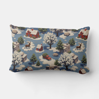 Kerst Vierkant Lumbar Kussen