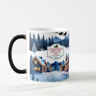 Kerst Village Kleur Vervormende Mok – Cozy Winter