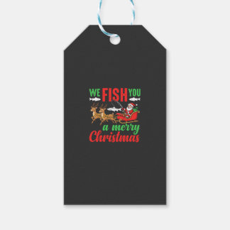 Kerst Vissen Merry Fish Jou Cadeaulabel