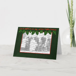 Kerst Voeg uw foto toe Lijst Kaart