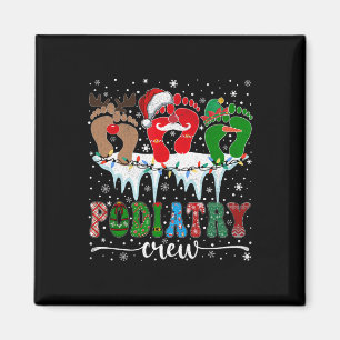 Kerst Voetafdruk Doctor Podiatrist Podiatry Cre Magneet