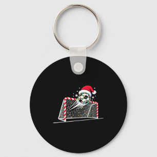 Kerst Voetbal Doel Bal Lichten Kerstman Xmas Kinde Sleutelhanger