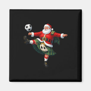 Kerst Voetbal Kerstman Grappig Voetbal Festive Fee Magneet